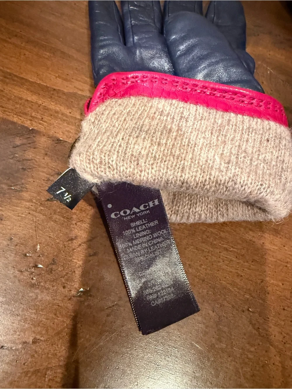 Coach soft navy